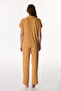 Cinnamon Margot Solid Rib Pants Pajama Set - 5