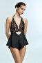 Black Ember Teddy Jumpsuit - 2