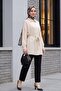 Waist Lace-Up Skinny Trousers -Black - 6