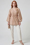 Jacquard Jacket Beige - 2