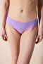 Perla Hipster Textured Purple Bikini Bottoms
