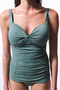 Shirred Bikini Top