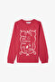 Girl's Friendmass Food Patterned Long Sleeve Cotton 2-Piece Pajama Set - 6