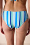 Ocean Hipster Textured Striped Bikini Bottom - 3