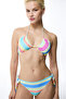 Donna Reverse Striped V Cut Bikini Top - 4