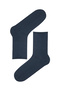 Simple 4-Piece Blue Socks - 4