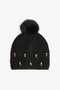 Black Emma Pompon Beret