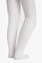 Girl's White Pretty Daisy Patterned Fishnet Pantyhose - 5