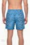 Men's Belted Deep Zebra Camouflage Patterned Swim Shorts - 2