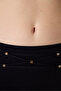 Danny High Waist Black Bikini Bottom - 4