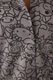 Gray Kuromi Printed Long Sleeve Cotton Oversized Shirt Pajama Set - 6