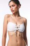 Cream Maggie Strapless Bikini Top