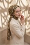 Crepe Daisy Patterned Mink Color 75X195 Non-Fading Shawl - 6