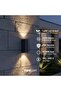Lunara 17 cm Led Wall Sconce Anthracite Aluminum Ip65 Outdoor Garden Facade Lighting Gala340 - 2