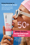 Tone Evening High Protection Spf50+ Brightening Pink Face Sunscreen 50 Ml - 4