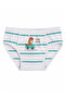 Özkan 31801 5 Pack Boys' Mixed Color Patterned Cotton Soft Comfortable Slip Panties - 3