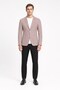 Men's Plain Knitted Cotton 6 Drop Slim Fit Jacket 1002250114