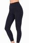 Women's Korean Leggings Black High Waist Stretchy Belize Fabric Sports Leggings - 6