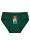 Özkan 31801 5 Pack Boys' Mixed Color Patterned Cotton Soft Comfortable Slip Panties - 4