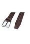 Firax Genuine Buffalo Leather Men's Jeans Belt Brown - 3