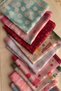 Girl's Pink Apple Themed Cotton Children's Scarf 80*80cm - 4