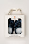 Poy Genuine Leather Baby Moccasins Navy Blue - 5