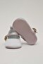 Luna Genuine Leather Baby Girl Ballerinas White Pearlescent - 2