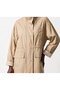 Kapak Pocketed Mock Neck Trench Coat - 7