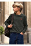 Sustainable Dark Green Spring Season Boys' Thin Sweatshirt