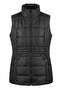 Plus Size Quilted Vest with Pockets Black - 3