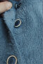 Flexible and Soft Textured Lycra Winter Knitwear Mother's Vest with Buttons and Long Pockets 82 Cm. Basen Kapatan - 3