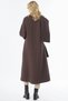 Quilted Patterned Scarf Wear and Go Dark Brown - 6