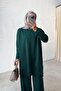 Sparkling Mercerized Hijab Set of 2 - Emerald - 4
