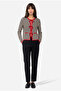 Women's Black Carrot Cut Pleated Pants
