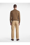 Comfortable Fit Gabardine Pleated Barrel Trousers with Cotton Pockets - 3
