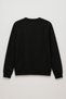 Women's Atatürk Signed Black Sweatshirt Long Sleeve Crew Neck - 3