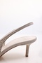 Beige Stone Pointed Toe Slingback 26014 - 4