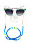 Fimo Blue Evil Eye Bead Glasses Chain - Necklace - Bracelet - 7