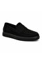 Ba0580 Laceless Belted High Suede Black Sole Men's Shoes