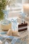 Cupcake Toothpick Cake Topper 10Pcs Baby Boy Welcome Boy Birthday Gender Reveal Party Baby Shower Engagement Promise Decorations Blue Color (15 cm Length) - 3