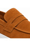 Ba0580 Taba Suede Men's Shoes - Laceless Belted High-Sole Comfortable Casual Loafer Sneakers - 4