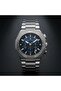 Nvm151-A3 Men's Wristwatch Navy Blue Dial Silver Steel Band Active Chronograph - 5