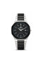 C1 Men’s Ultra-Thin Octagonal Stainless Steel Watch – Black/Silver Case
