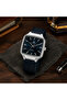 Sleek Men’s Analog Watch – Square Dial, Japanese Elite Y121 Quartz Movement, Silicone Strap & Stainless Steel Case Back – Silver Case - 5
