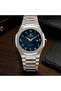 C1 AR Men’s Ultra-Thin Octagonal Stainless Steel Watch Arabic Edition – Silver Case - 5