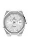 Legacy Men’s Analog Quartz Watch | Octagonal-Inspired Case, Date Display, Luminous-Style Hands & Integrated Metal Bracelet – Silver Case - 4