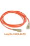 3Meters SC to SC Fiber Patch Cable, 3M (9.84ft) Multimode Duplex 50/125um OM2 Fiber Jumper- SC/UPC-SC/UPC Fiber Patch Cords Orange - 4