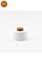 New Series Copper Black and White Flower Motif Adjustable Ring