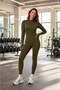 Khaki Polar Fitted Jumpsuit - 4