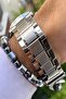 Stainless Steel Cord Men's Wristwatch+3 Atm Waterproof - 5